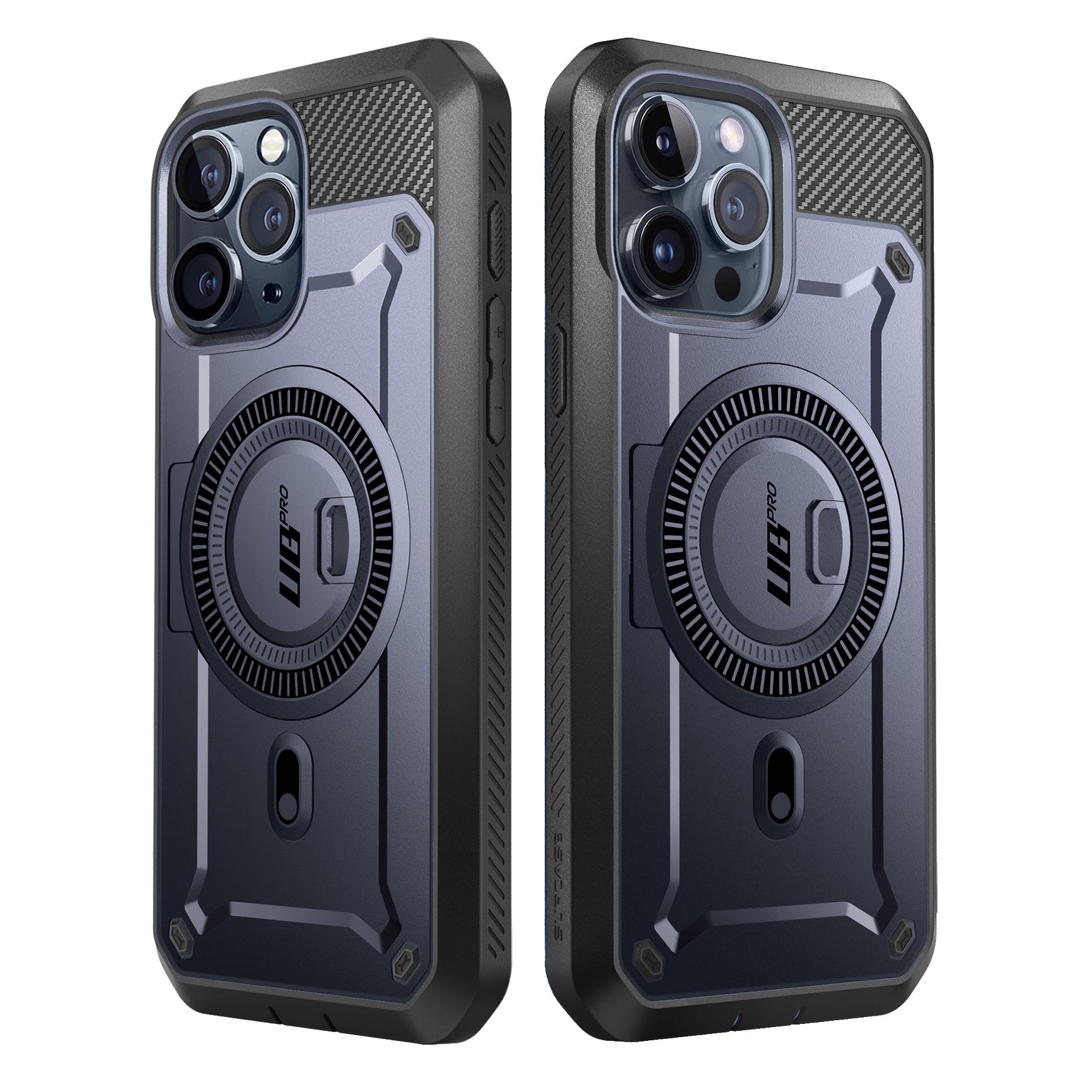 iPhone 15 Pro 6.1 Inch Unicorn Beetle PRO MAG Rugged MagSafe Case - Shockproof Protective Cover with Military-Grade Drop Protection - Perfect for Outdoor, Work & Daily Use (Dark Blue)