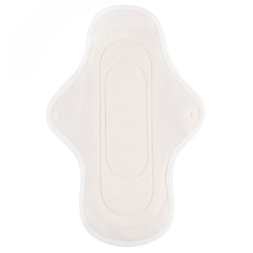Hannah: Reusable Organic Cotton Cloth Pads with Grip - Medium Size, Eco-Friendly Menstrual Pads for Women (Random Patterns) | Comfortable & Sustainable Period Protection for Daily Use, Travel, and Active Lifestyles