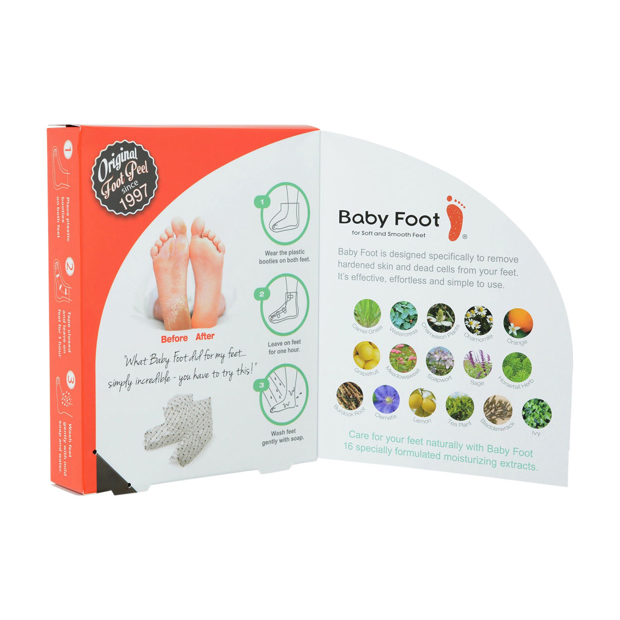 Baby Foot Exfoliation Peel Mask for Men - Deep Exfoliating Foot Treatment for Cracked Heels & Dead Skin - Perfect for Pedicures, At-Home Foot Care & Soft Feet