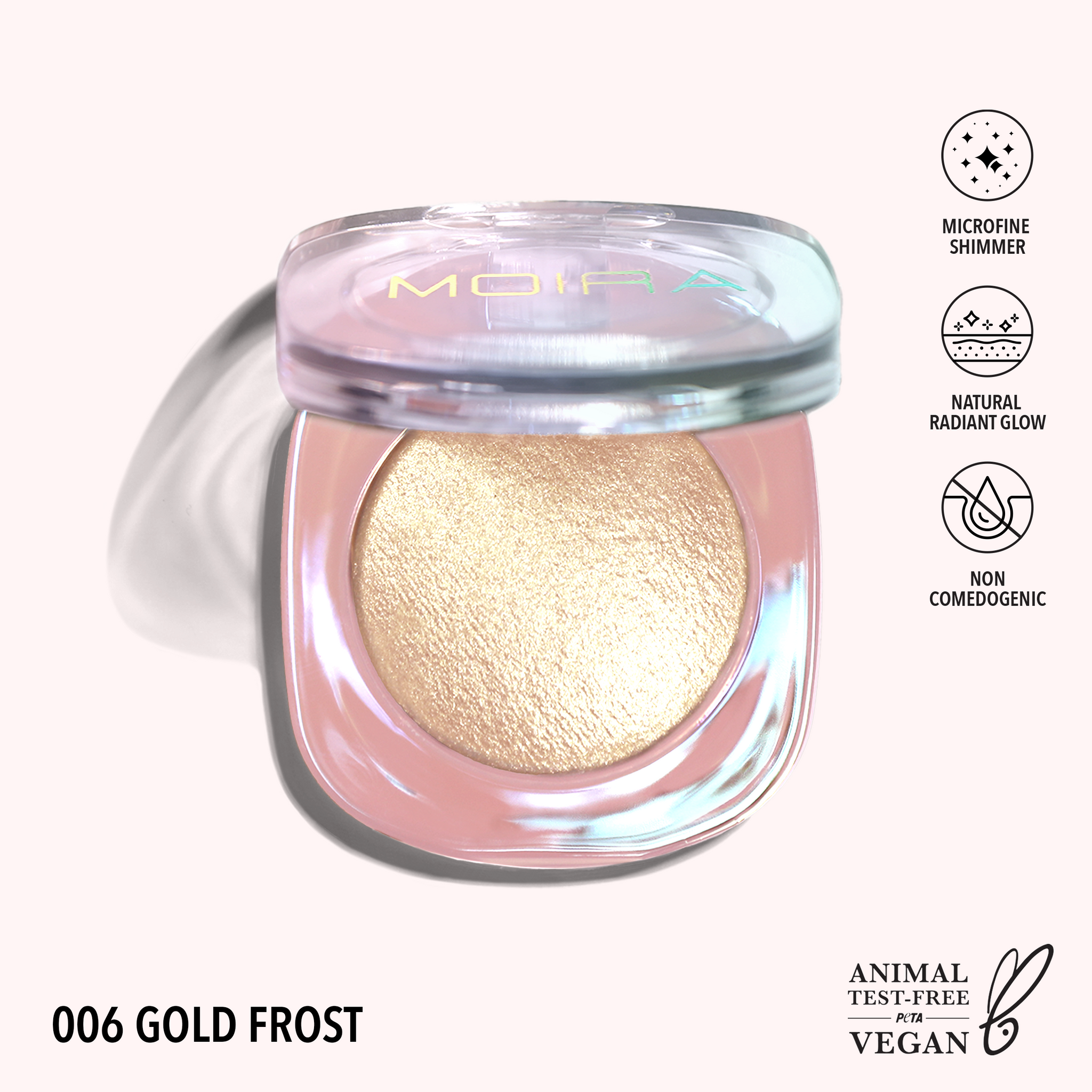 06 Gold Frost Dreamlite Dreamlight Highlighter - Shimmering Face & Body Makeup for Glowing Skin | Perfect for Parties, Photos & Special Occasions