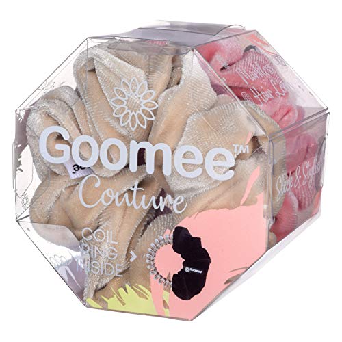 Goomee 2-in-1 Hair Scrunchies & Headbands Set – 6 Pack Velvet Hair Scrunchies for Women & Girls – Convertible to Headbands – No Pull Hair Ties for Thick, Thin & Curly Hair – Perfect for Workouts, Yoga & Everyday Styling