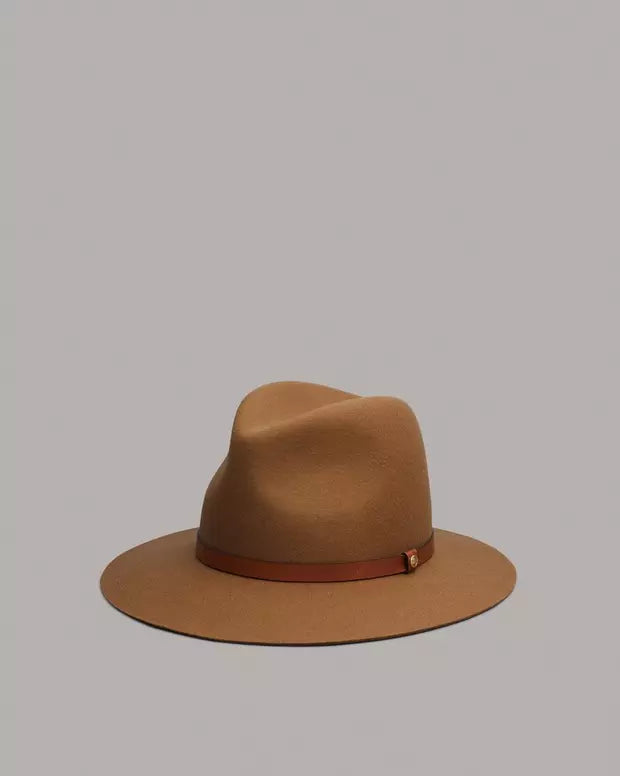 Stylish Floppy Brim Fedora Hat for Women & Men - Soft Camel Wool Blend - Perfect for Outdoor Events, Weddings & Vintage Fashion