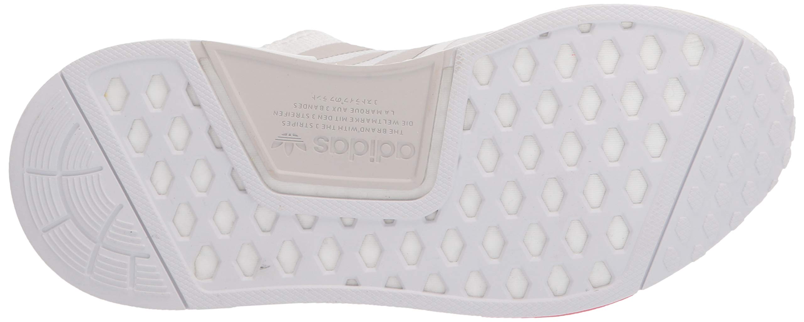 Adidas Originals Women's NMD_R1 Sneakers - White, Grey & Hazy Rose | Size 8.5 US | Running, Gym & Casual Wear Shoes
