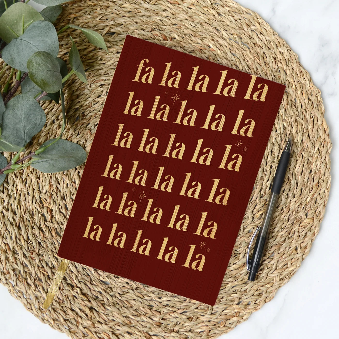 Fa La La La Stars Journal - Inspirational Notebook for Creative Writing, Journaling & Note Taking - Perfect Gift for Christmas, Holidays & Daily Use