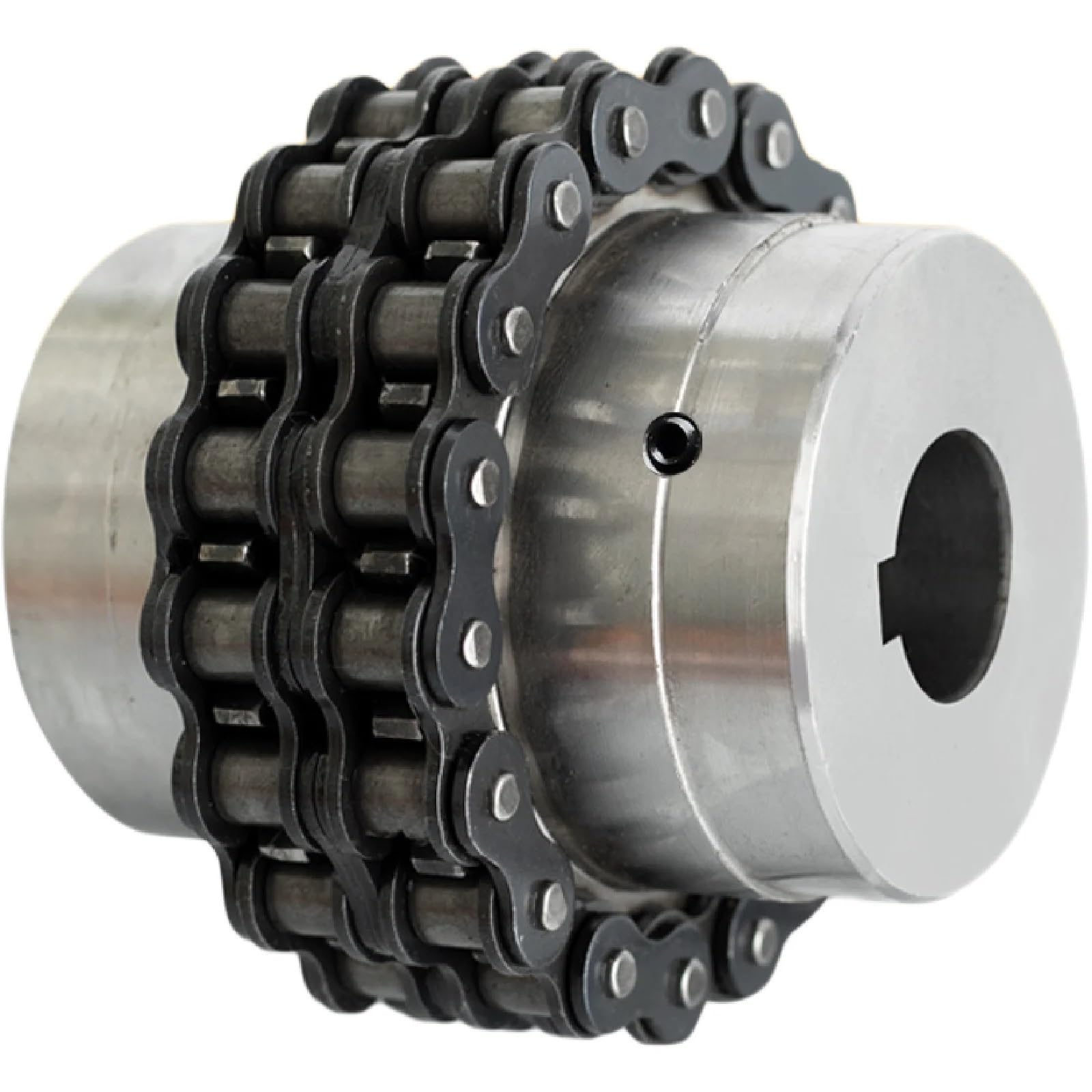Alloy Steel 18x18 Roller Chain Coupling - 1 Piece - Heavy Duty Industrial Power Transmission for Machinery & Conveyor Systems