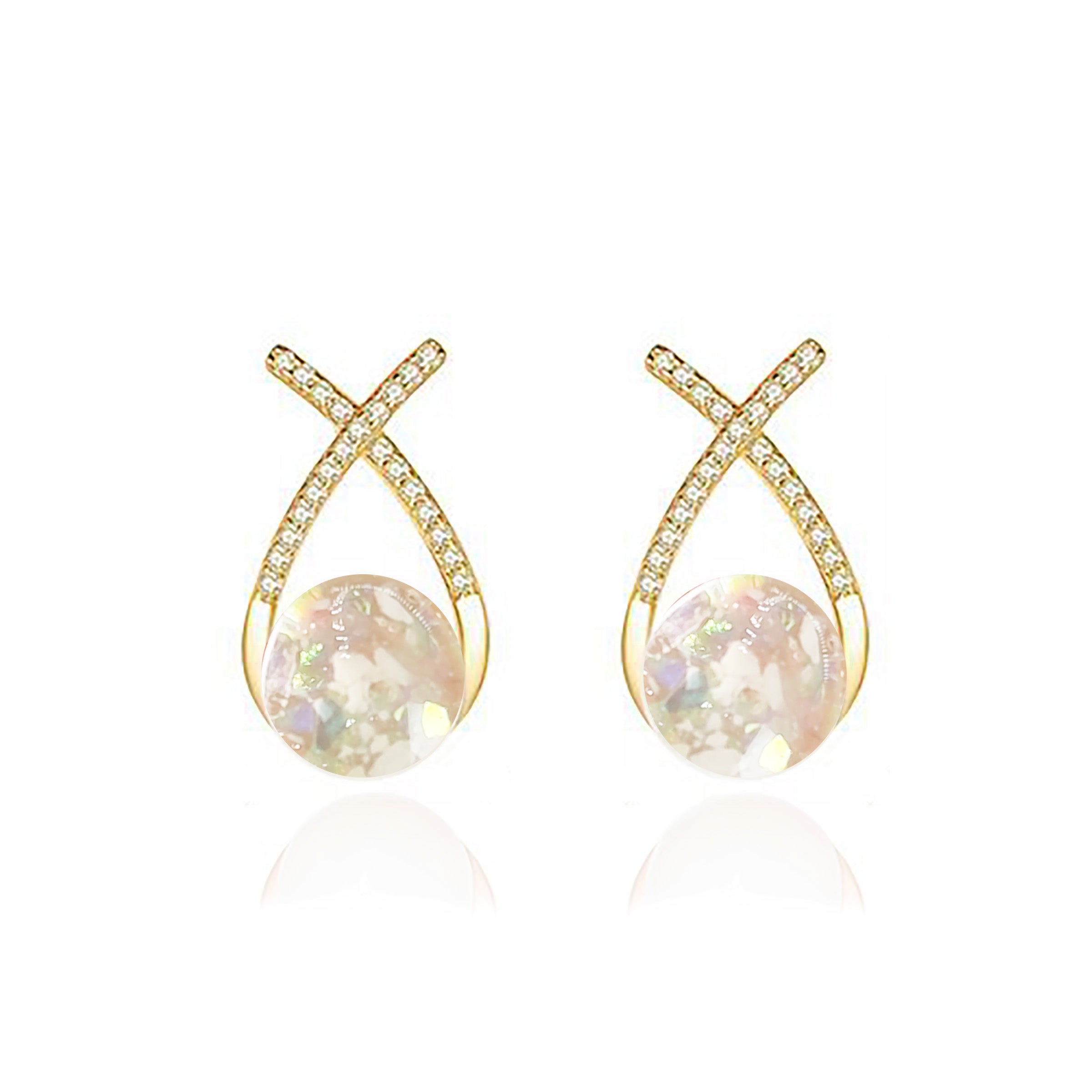 Infinity Embrace: Elegant Ashes Memorial Earrings for Women - Perfect for Remembrance, Sympathy Gifts & Special Occasions