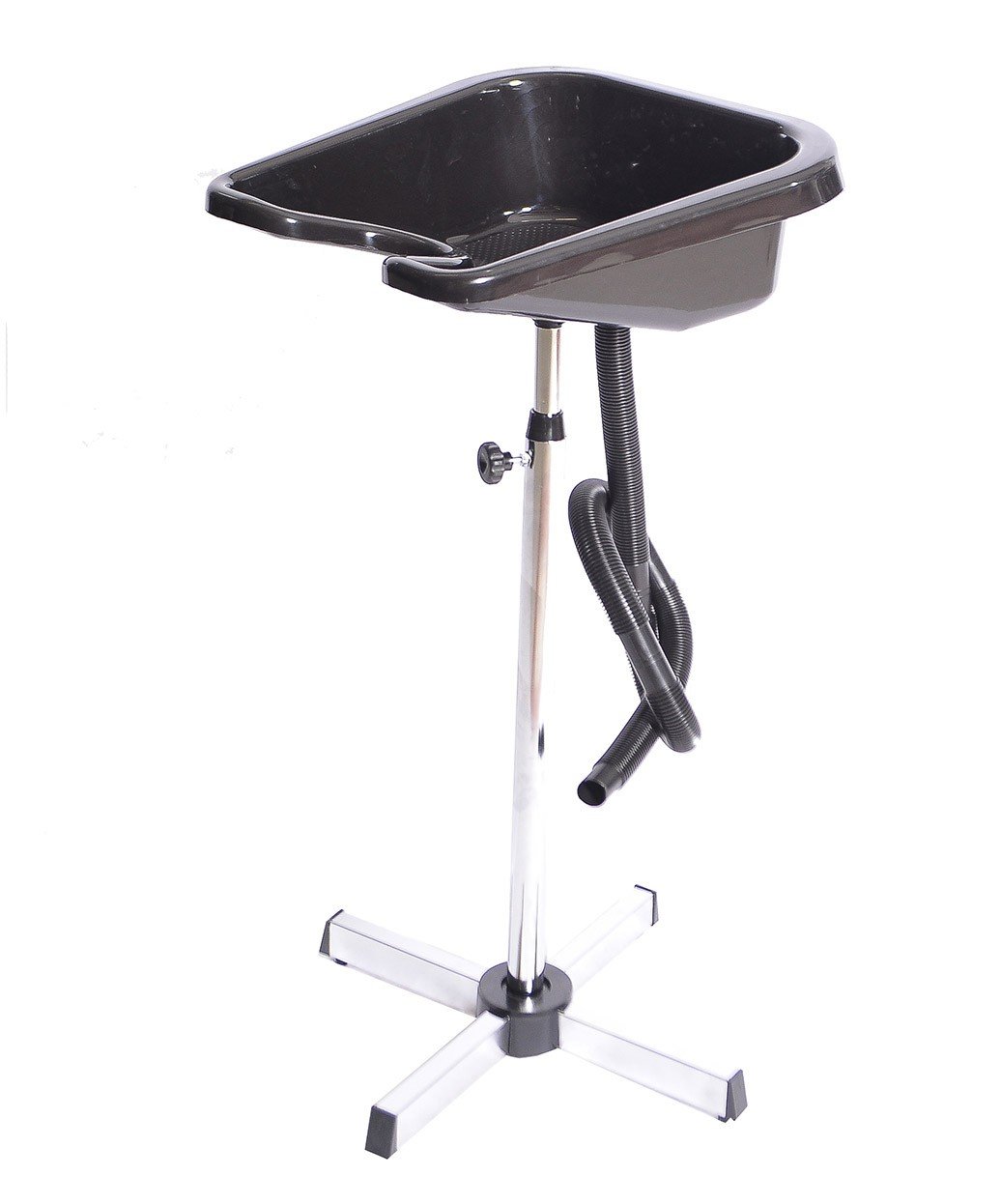 Portable Head Washing Unit Black - Adjustable Shampoo Basin for Hair Washing (Model 210) | Perfect for Bedridden Patients, Elderly Care & Home Salon Use