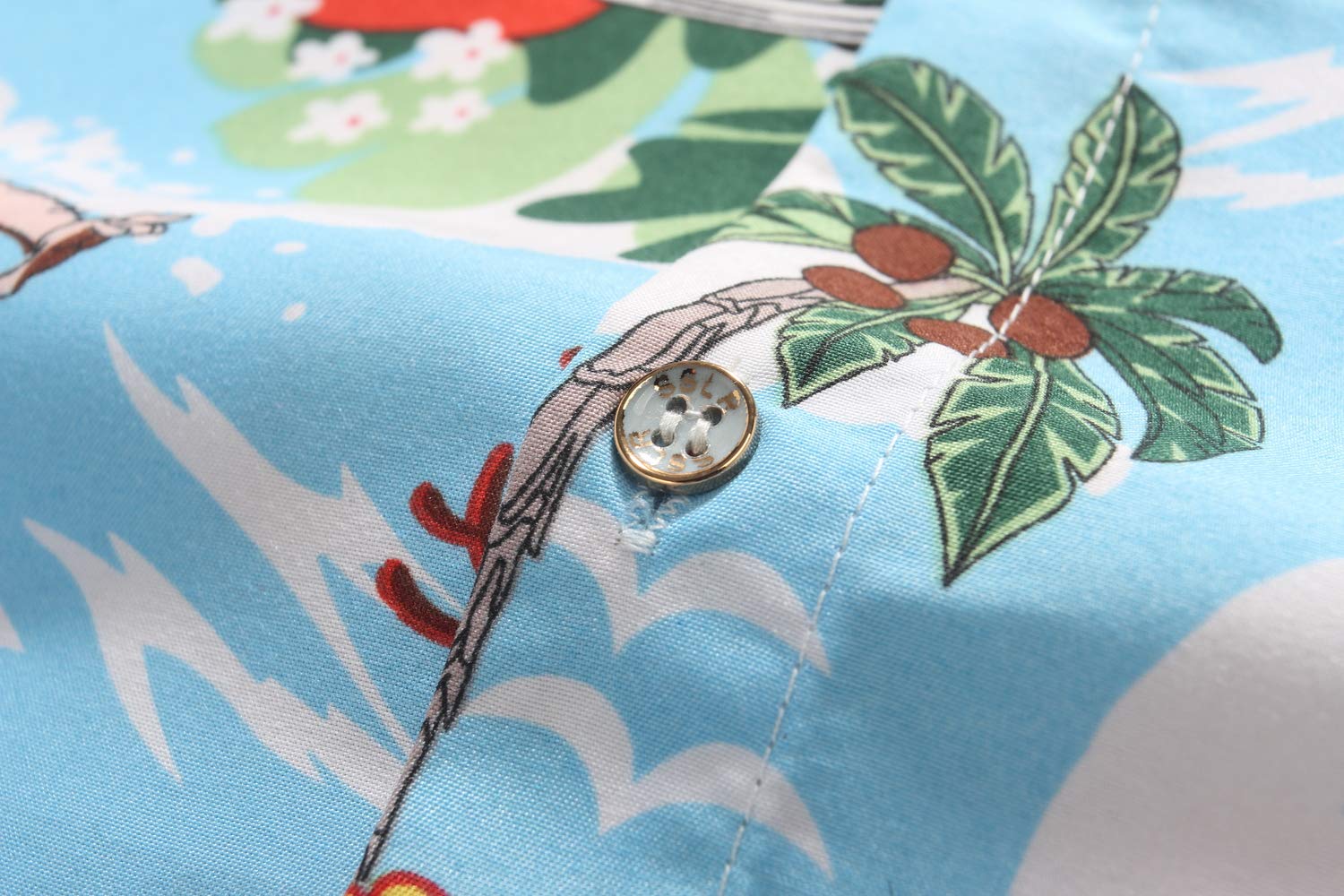Men's Santa Claus Christmas Party Button Down Long Sleeve Shirt | Festive Holiday Office Attire & Ugly Sweater Contest Outfit