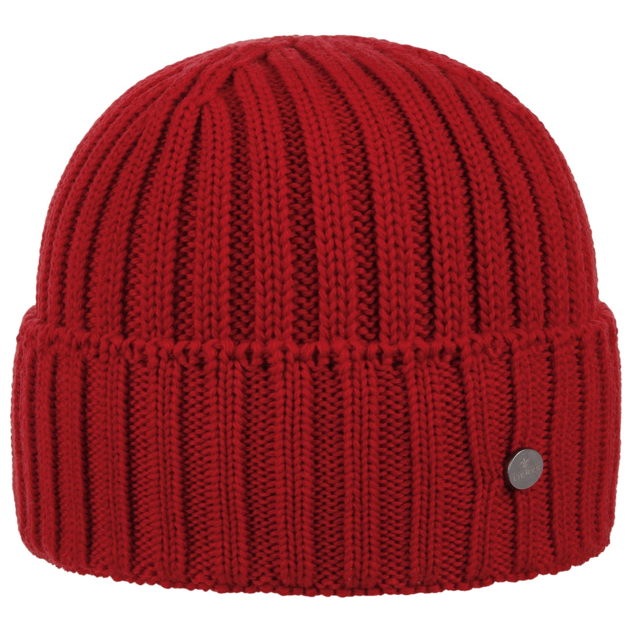 Lierys Merino Wool Rib Knit Beanie - Soft Winter Hat for Men & Women - Perfect for Skiing, Hiking & Cold Weather Activities