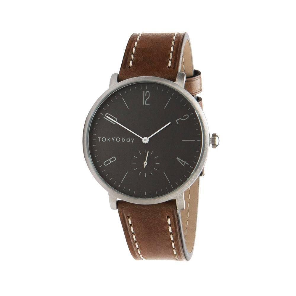 TOKYObay Noah Men's Analog Watch - Stylish Minimalist Design with Leather Strap, Water Resistant, Perfect for Casual, Business & Everyday Wear