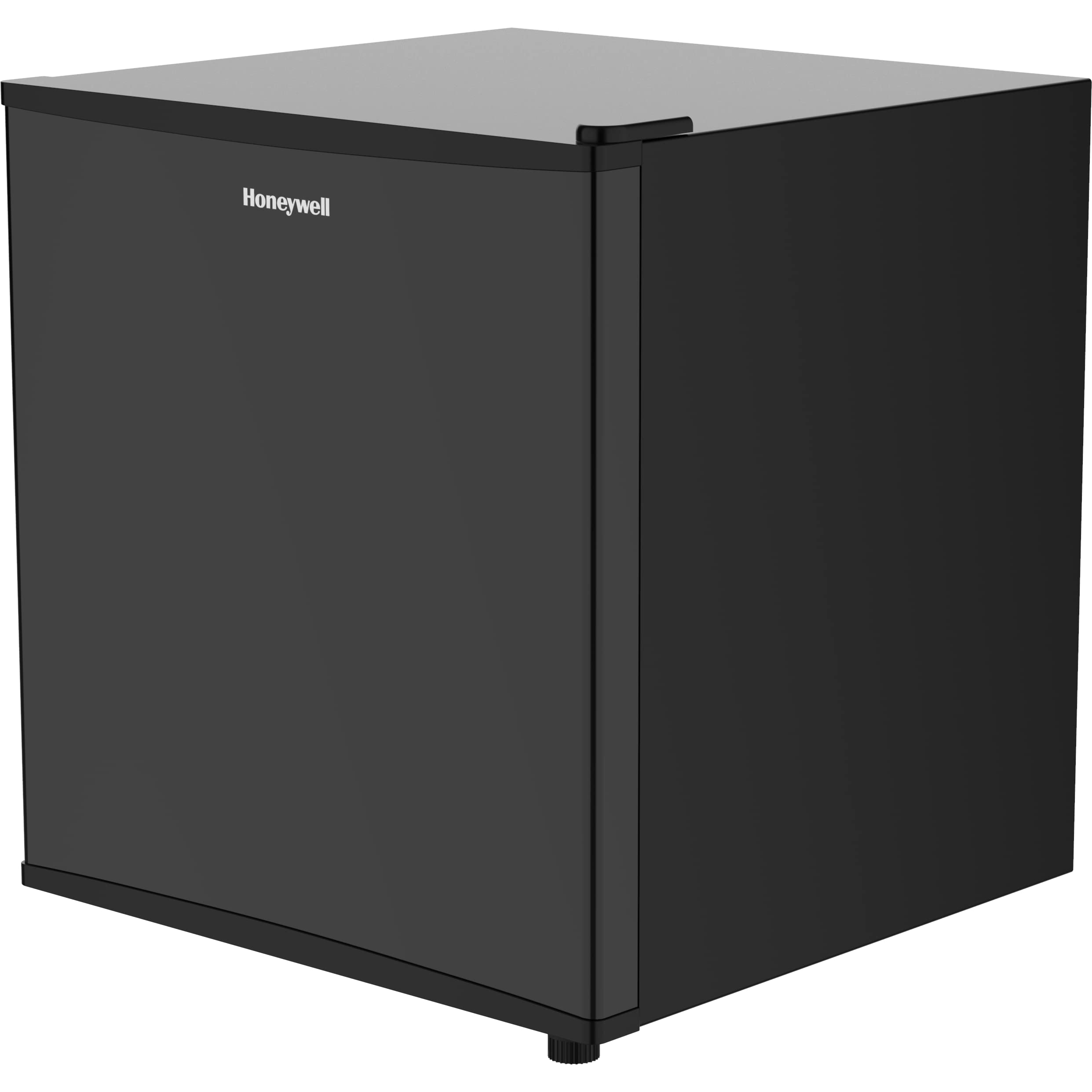 Honeywell 1.6 Cu Ft Compact Mini Fridge with Freezer - Single Door, Adjustable Temperature, Ultra Quiet - Perfect for Bedroom, Office, Dorm Room & Small Spaces - Black