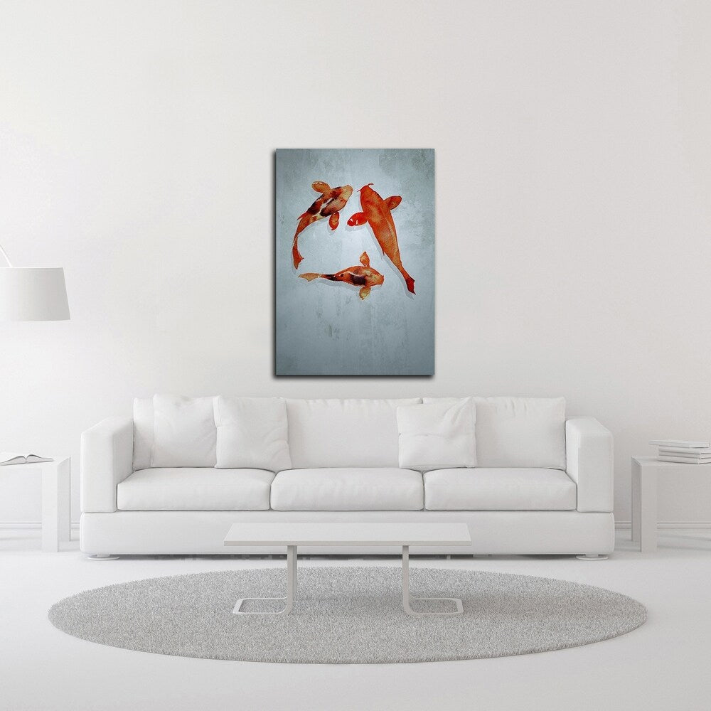 3 Friends by Incado - Premium Canvas Wall Art Print, Ready to Hang - Perfect for Living Room, Bedroom & Office Decor