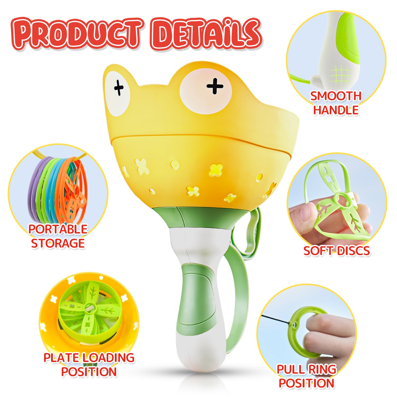 Outdoor Toys for Kids Ages 3-8 - Manual Capture & Chase Game for Boys & Girls - Fun Family Outdoor Activity for Backyard, Park & Playground