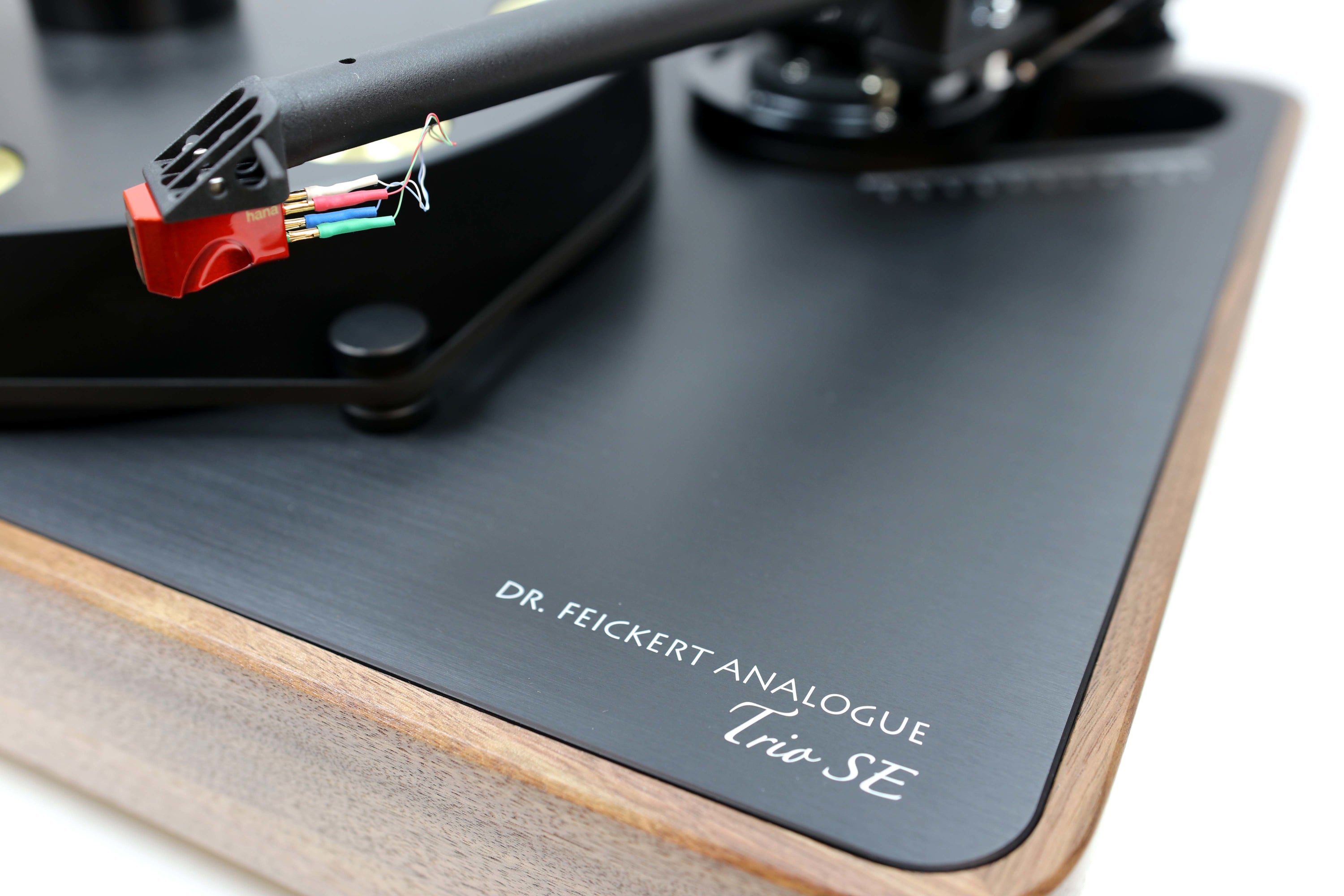Dr. Feickert Trio SE High-End Turntable - Audiophile Vinyl Record Player with Precision Engineering | Perfect for Home Audio Systems & Music Enthusiasts