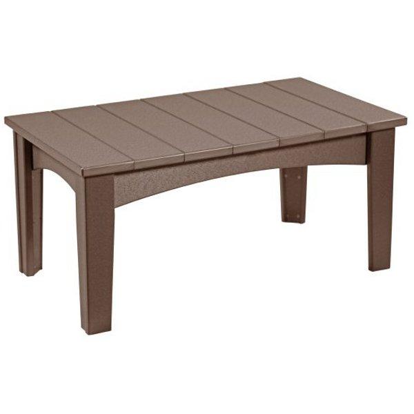 Modern Wooden Island Coffee Table - Stylish & Functional Centerpiece for Living Room, Lounge, or Office - Perfect for Coffee, Books, and Decor