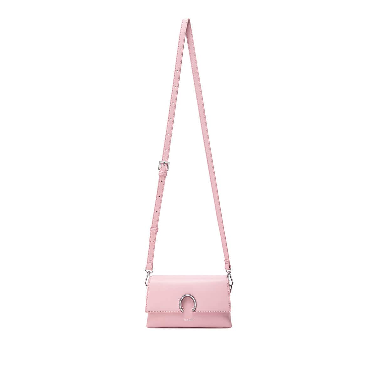 Ruth Vegan Leather Small Crossbody Bag for Women | Light Pink | Stylish & Eco-Friendly Purse for Everyday Use, Work & Travel