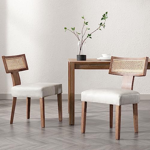 Faux Leather-light Grey-2pk-rattan Back
