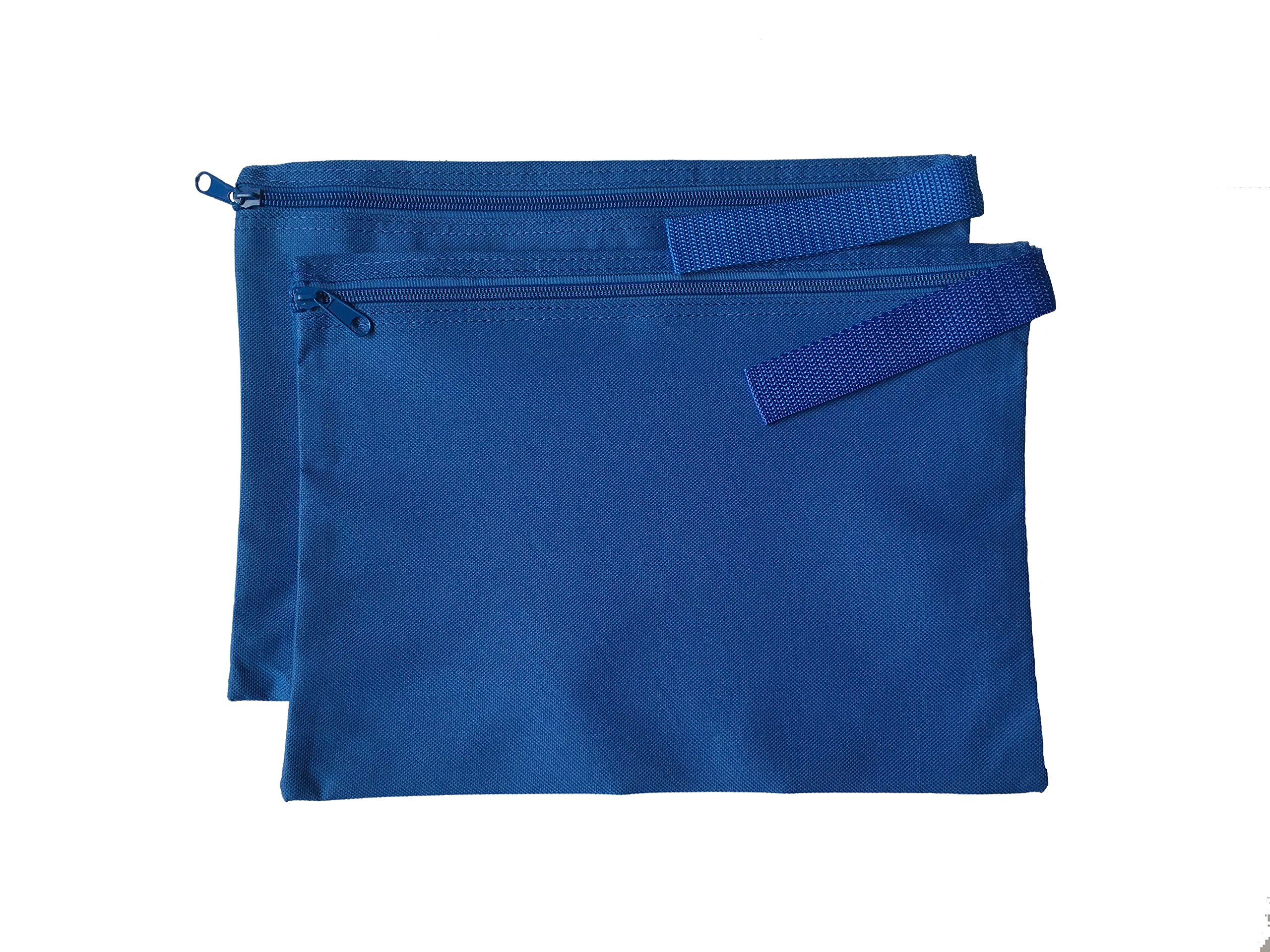2 Pack Royal Blue Document Bags 12.5