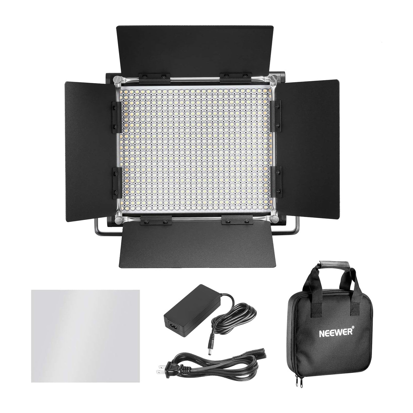 NEEWER NL660 Bi-Color LED Panel Light with 3200K-5600K Adjustable Color Temperature - Perfect for Photography, Videography, and Studio Lighting
