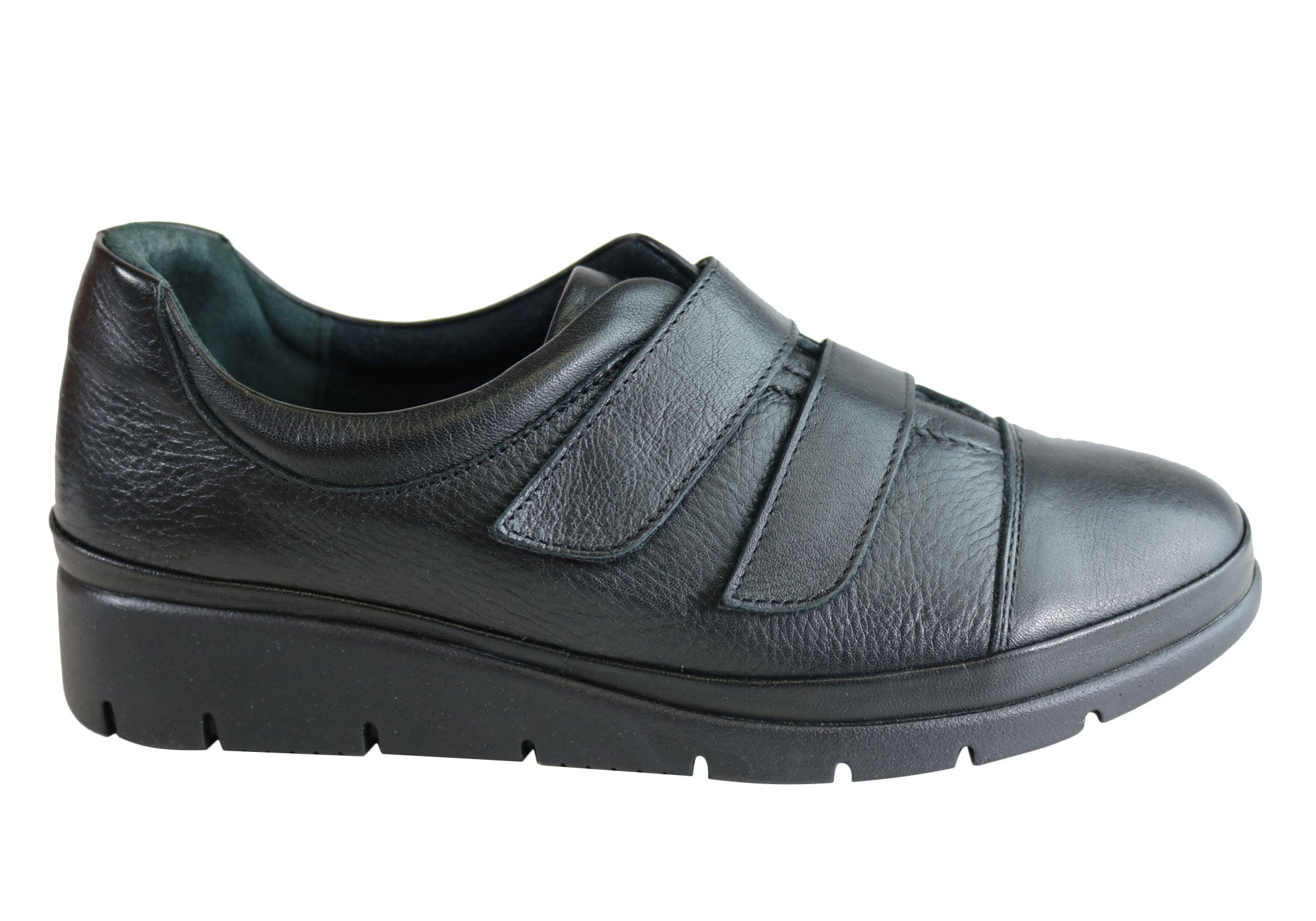 Orizonte Kerri Women's Comfortable Adjustable Strap Leather Flats - European Style Casual Shoes for Work, Walking & Everyday Wear