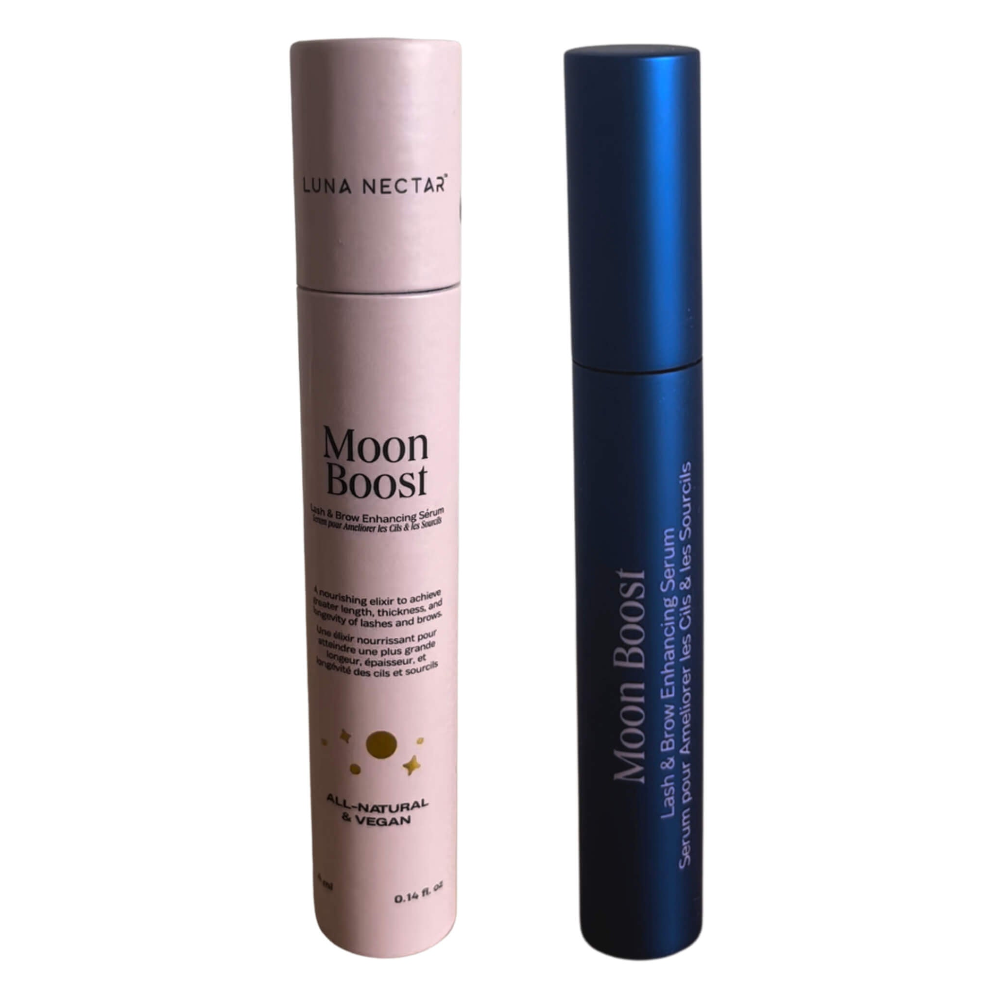 Moon Boost Lash & Brow Enhancing Serum for Longer, Thicker Eyelashes & Eyebrows - Natural Growth Treatment for Women & Men - Perfect for Daily Beauty Routine & Special Occasions