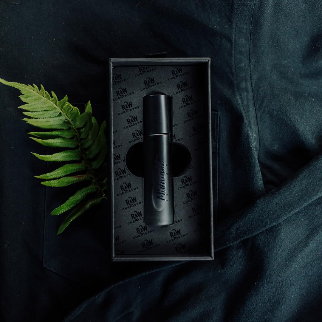 RawChemistry Midnight Pheromone Infused Cologne for Men - Roll-On Pheromone Cologne | Long-Lasting Fragrance for Men | Date Night & Special Occasion Cologne