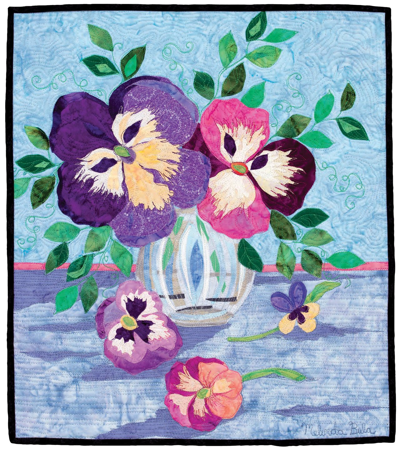 Cutting-Garden Quilts: Fabulous Fusible Flowers for DIY Quilting & Home Decor - Perfect for Wall Hangings, Table Runners, and Craft Projects