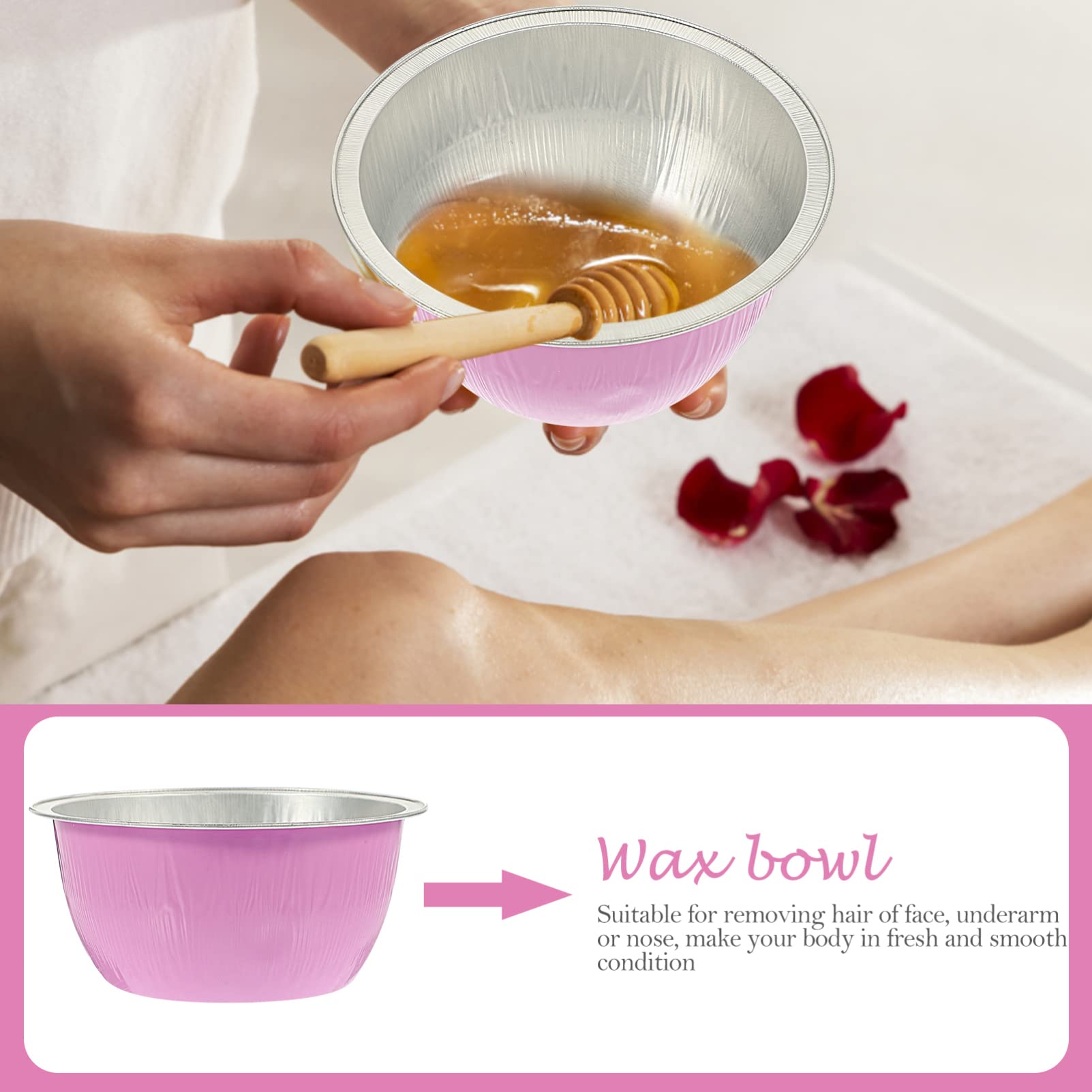 SOLUSTRE 10-Piece Aluminum Wax Melting Pot Set - Candle Wax Warmer Bowl, Hair Wax Heater, Chocolate Melting Pot for DIY Candles, Wax Beans & Beauty Salon Use (Includes Mixing Bowls & Foil Liners) - Perfect for Home Spa, Candle Making & Chocolate Dipping