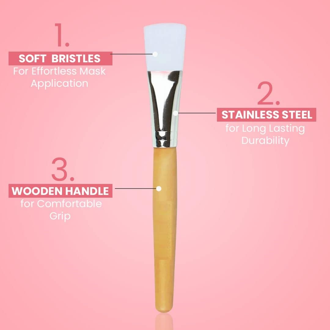 ZAUKY 2PC Soft Spa Headbands for Facial Care, Makeup & Skincare - Includes 1PC Bleach Brush (Combo Pack) - Perfect for Salon, Spa & Home Beauty Routines
