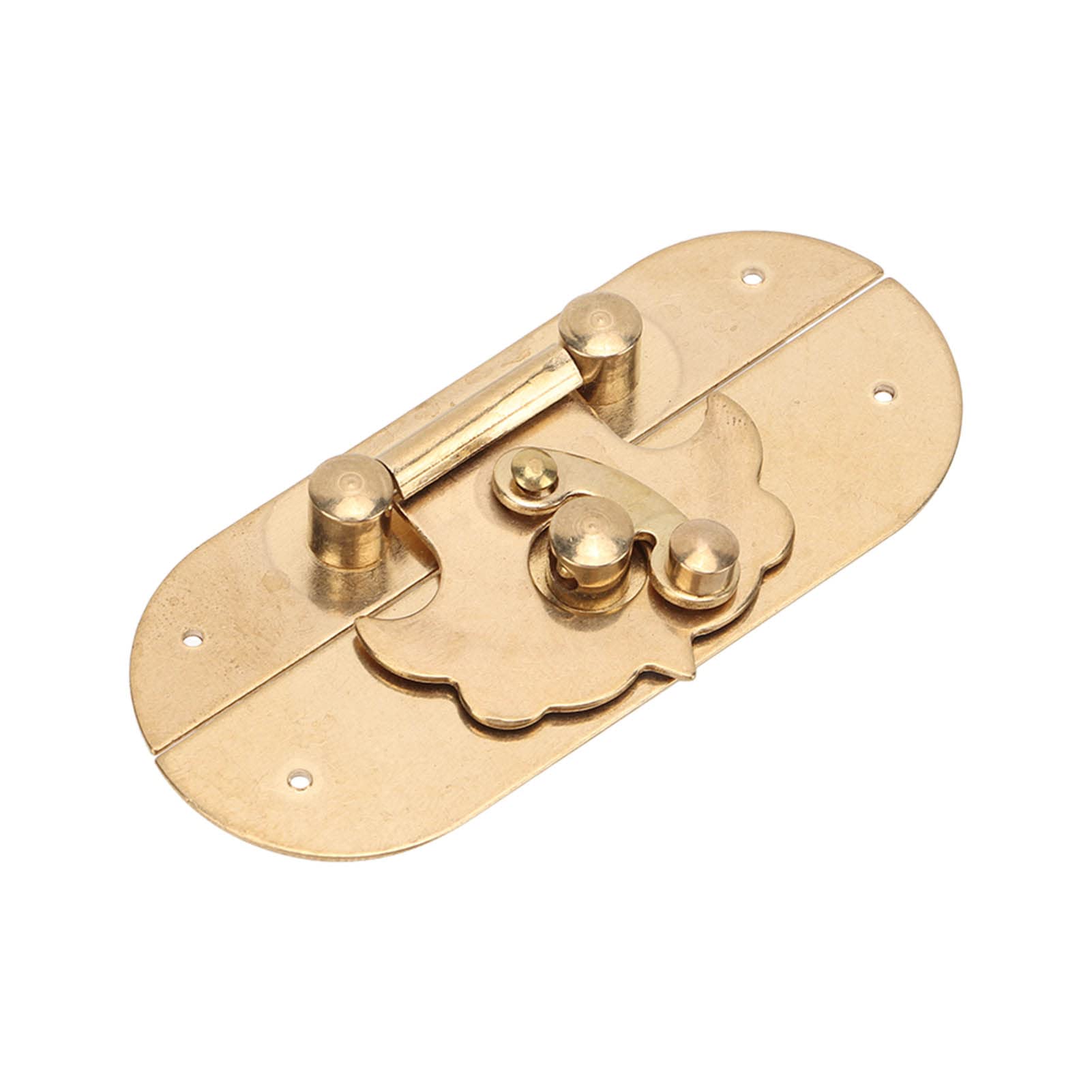 Vintage Brass Jewelry Box Lock - Antique Style Decorative Lock with Exquisite Texture for Wine Holder, Jewelry Box & Keepsake Storage - Perfect for Home Décor, Gift Giving & Vintage Collections