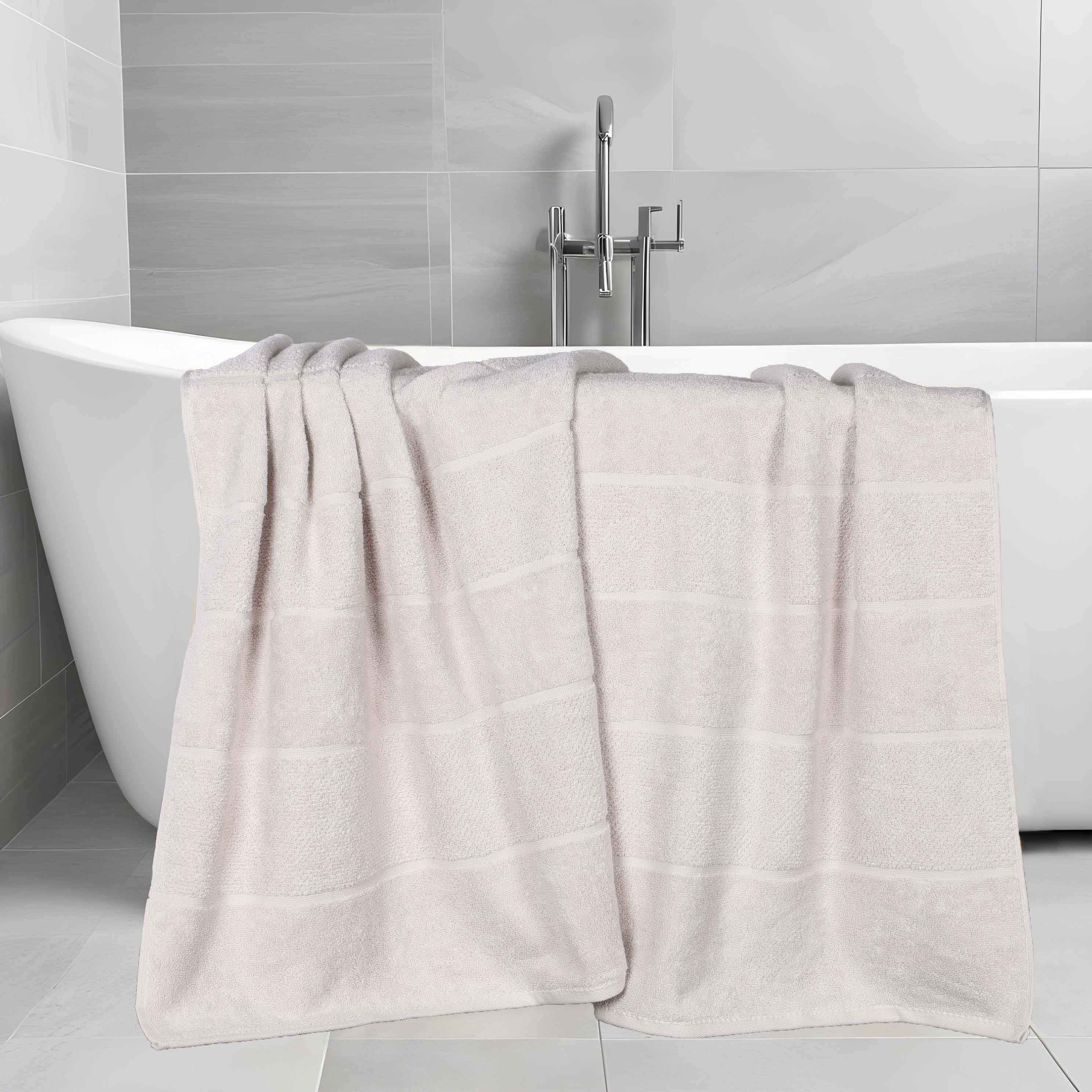 Premium 100% Cotton Bath Sheets Set of 2 - Extra Large Absorbent Turkish Bath Towels with Wide Border - Soft & Quick-Drying for Spa, Beach, Gym & Luxury Bathroom Use