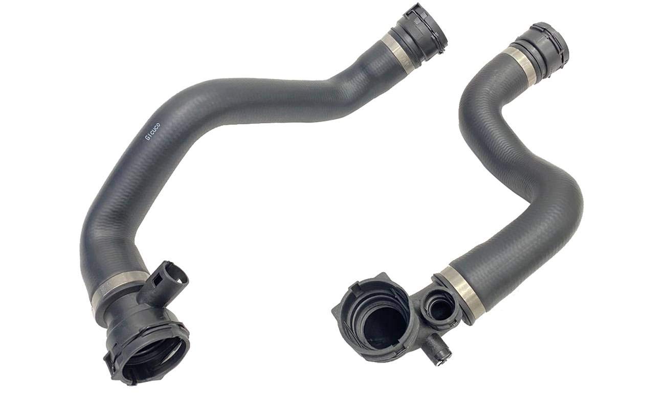 Bapmic Upper & Lower Radiator Coolant Water Hose Set Compatible with BMW X5 2001-2006 - Replacement for OEM 11537500733 & 11537508688 - Perfect for Cooling System Repair & Maintenance