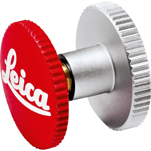 Leica Soft Release Button 12mm Red for M System Cameras - Perfect for Street Photography & Vintage Camera Enthusiasts