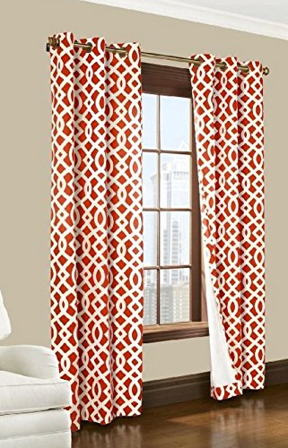 Trellis Insulated Grommet Curtains 80