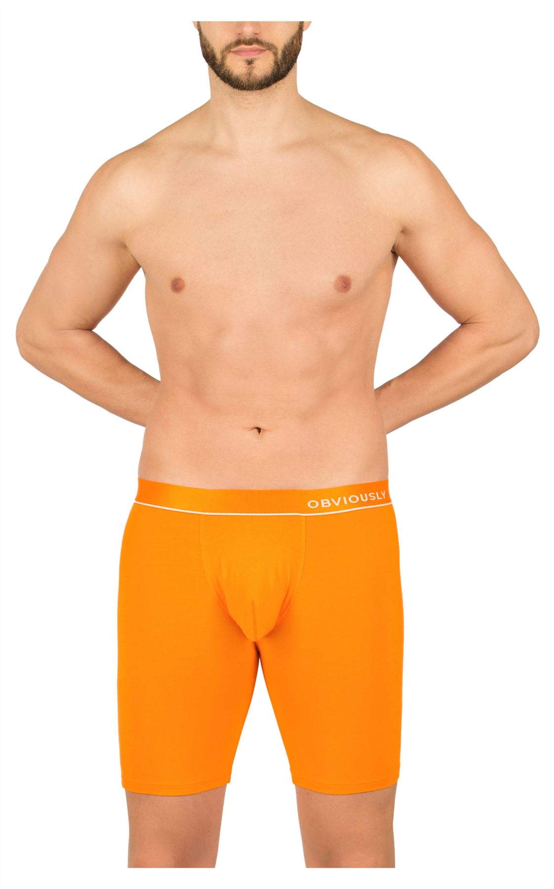 PrimeMan Men's 6-Inch Boxer Briefs - Soft Breathable Underwear for Comfort & Support - Perfect for Workout, Running & Daily Wear
