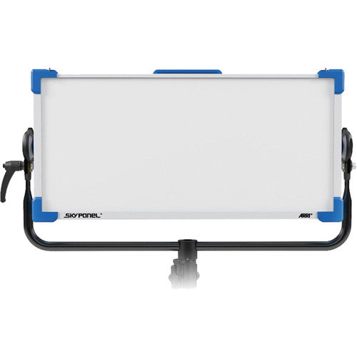 ARRI SkyPanel S60 C LED Soft Light with Manual Yoke - Blue/Silver Color, Edison Plug - Professional Studio Lighting for Film, Photography & Video Production