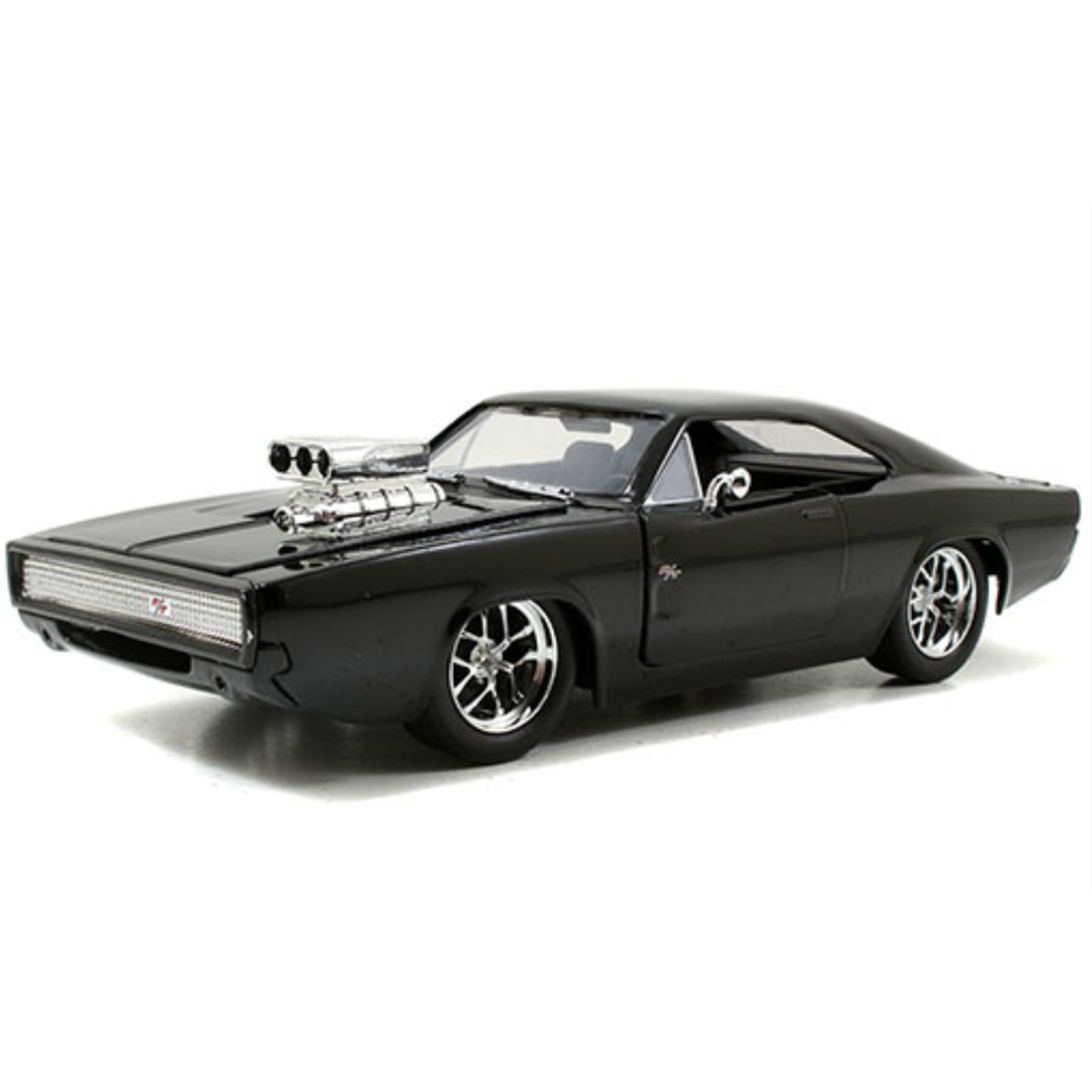 1:24 Scale Dom's Dodge Charger R/T Diecast Car - Fast and Furious Movie Replica - Perfect for Collectors, Display, and Gifts