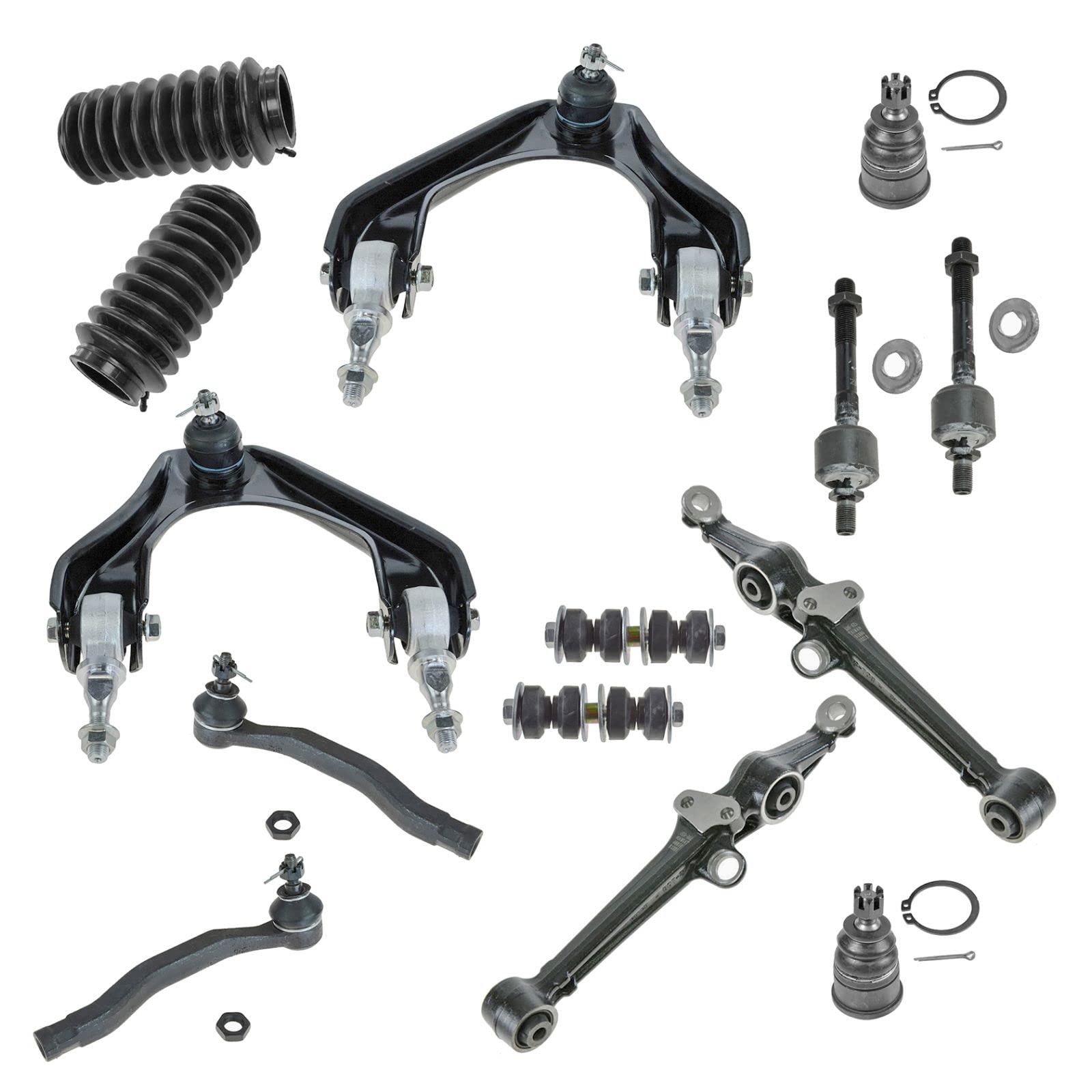 High-Quality Front Steering & Suspension Kit for Acura & Honda – Ball Joint, Control Arm, Rack & Pinion, Sway Bar Link, Tie Rod – Perfect for Smooth Driving & Enhanced Vehicle Control – Ideal for Daily Commute & Performance Upgrades