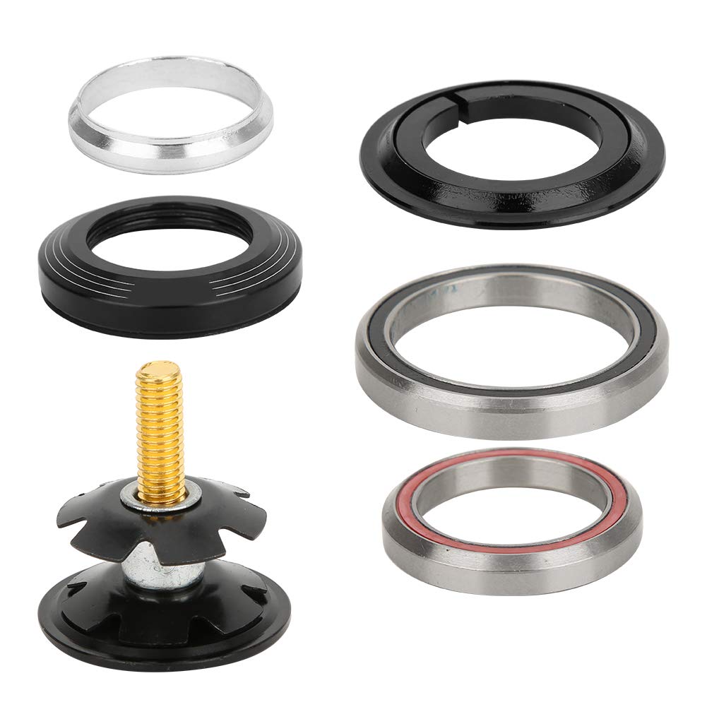 Drfeify Aluminum Headset for 42mm-52mm Mountain Bike Forks | Tapered Straight Tube Headset Top Expander | Perfect for Mountain & Road Cycling Adventures