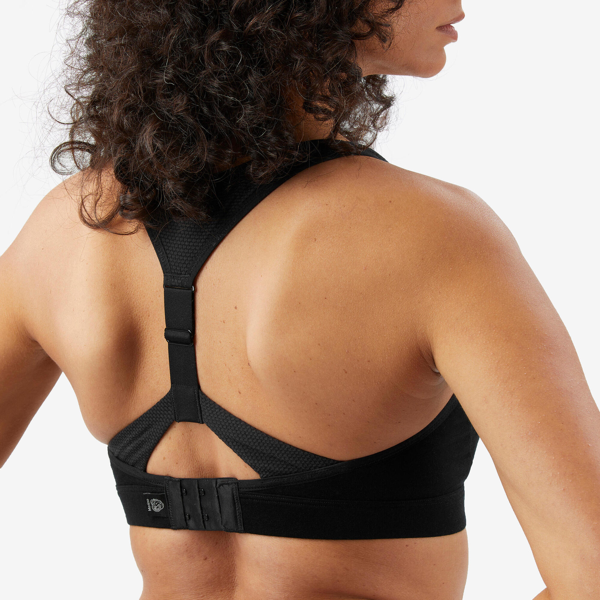 Simond Trek 500 Merino Wool Bra for Women - Ultra Soft Breathable Base Layer for Hiking, Running & Outdoor Activities