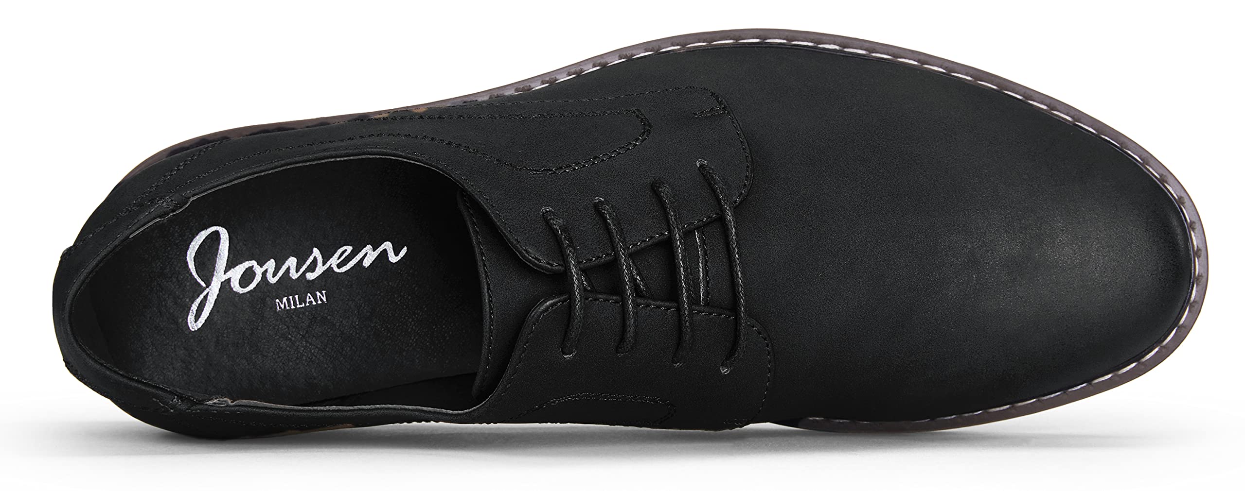 Jousen Men's Casual Dress Shoes - Retro Business Classic Oxford Shoes for Men | Comfortable & Stylish for Office, Wedding & Formal Events