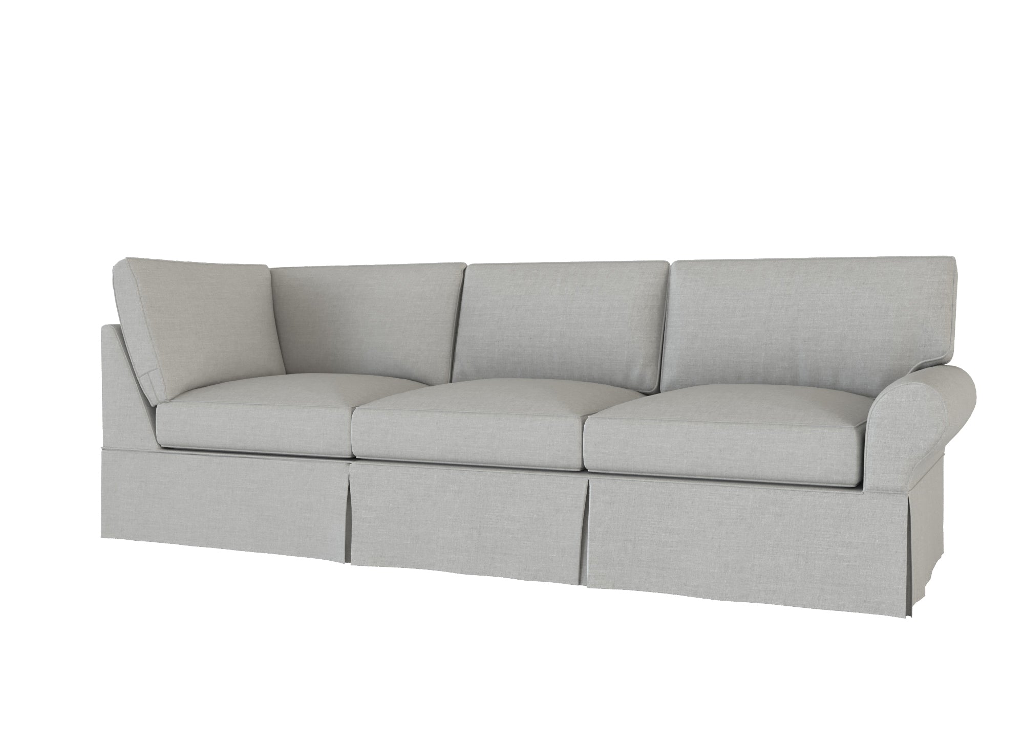 PB Basic Right Return Sofa Cover - Stretchable Slipcover for Sectional Couches, Protects Furniture from Pets & Stains - Perfect for Living Room, Family Room & Home Theater