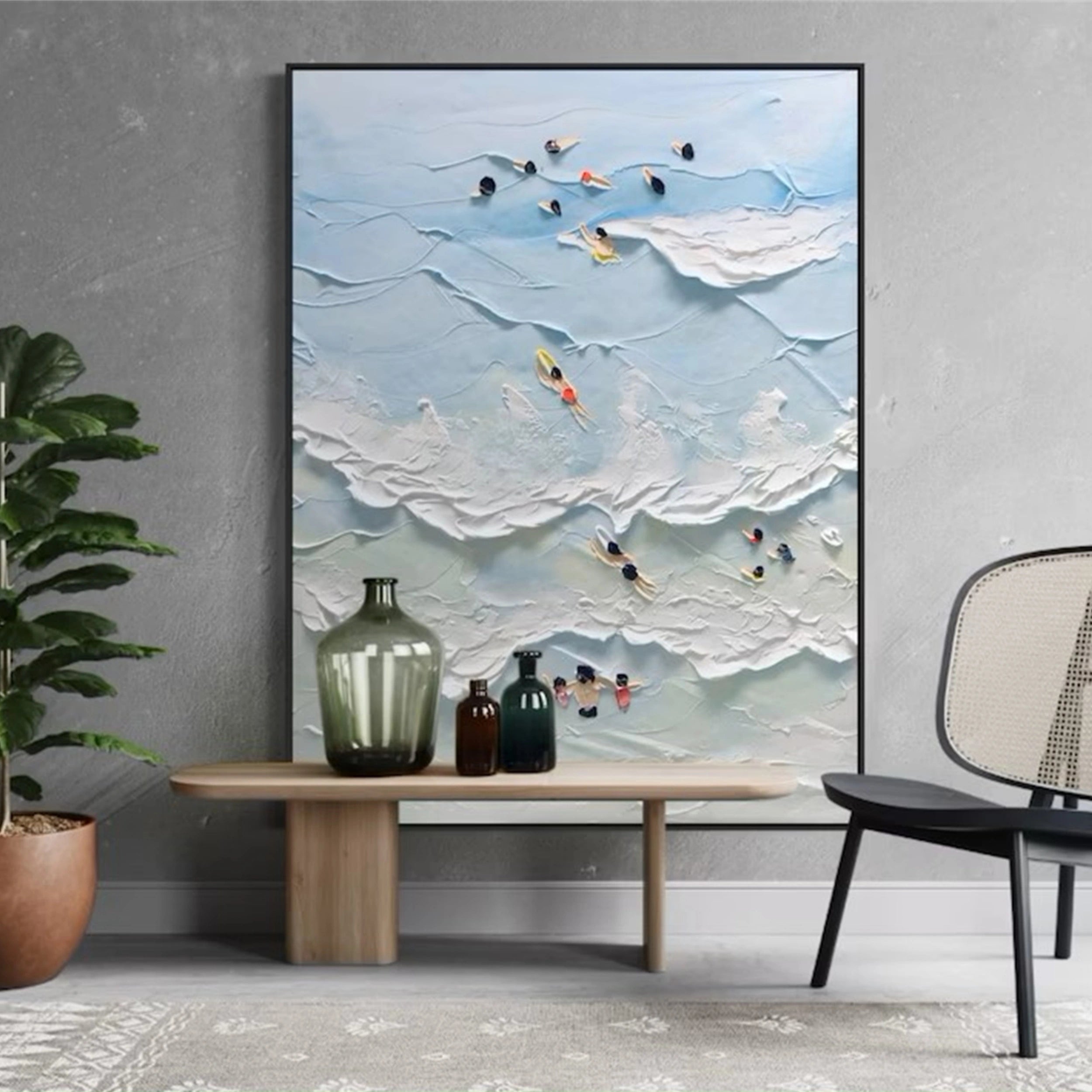 Ocean and Sky Painting #OS 044 - Stunning Seascape Wall Art for Home & Office Decor | Perfect for Living Room, Bedroom or Beach House