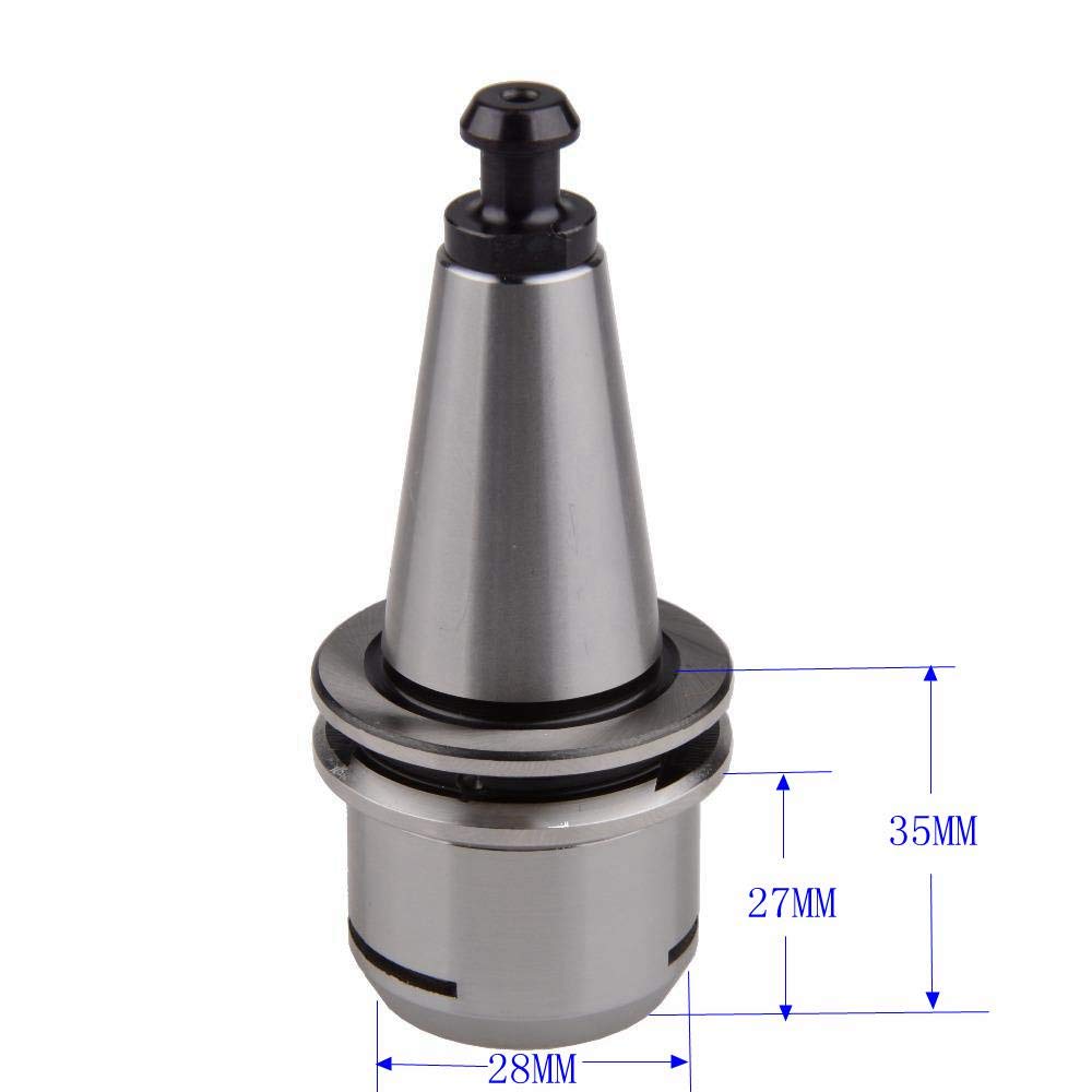 **HOZLY ISO20 ER20 35L Collet Chuck Holder G2.5 30,000 RPM CNC Mill Spindle Tool Holder with Key Wrench Set – Precision Milling & Drilling for Metal, Wood & Plastic**