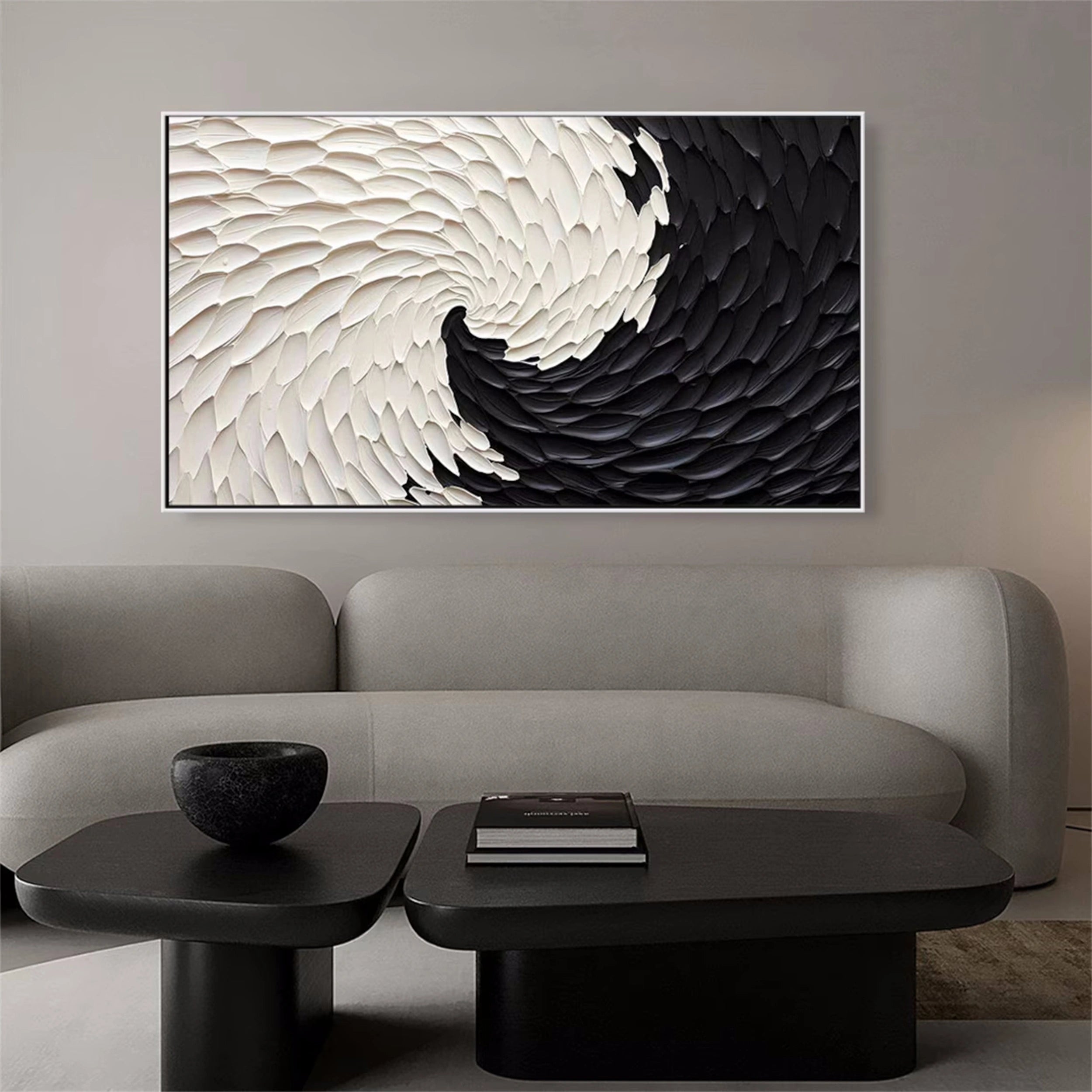 Minimalist Textured Plaster Art Painting - Abstract Wall Decor #MM112 | Perfect for Living Room, Bedroom & Office
