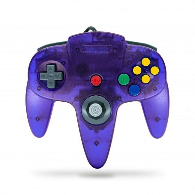 Nintendo 64 Console - Grape Purple Retro Gaming System | Classic N64 Video Game Console for Collectors & Gamers | Perfect for Nostalgic Gaming Nights & Retro Gaming Parties