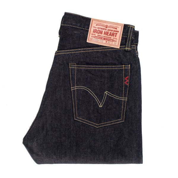 Iron Heart IH 888S 14oz Japanese Selvedge Denim Jeans - Indigo Raw Denim for Men | Premium Workwear & Vintage Style Fashion