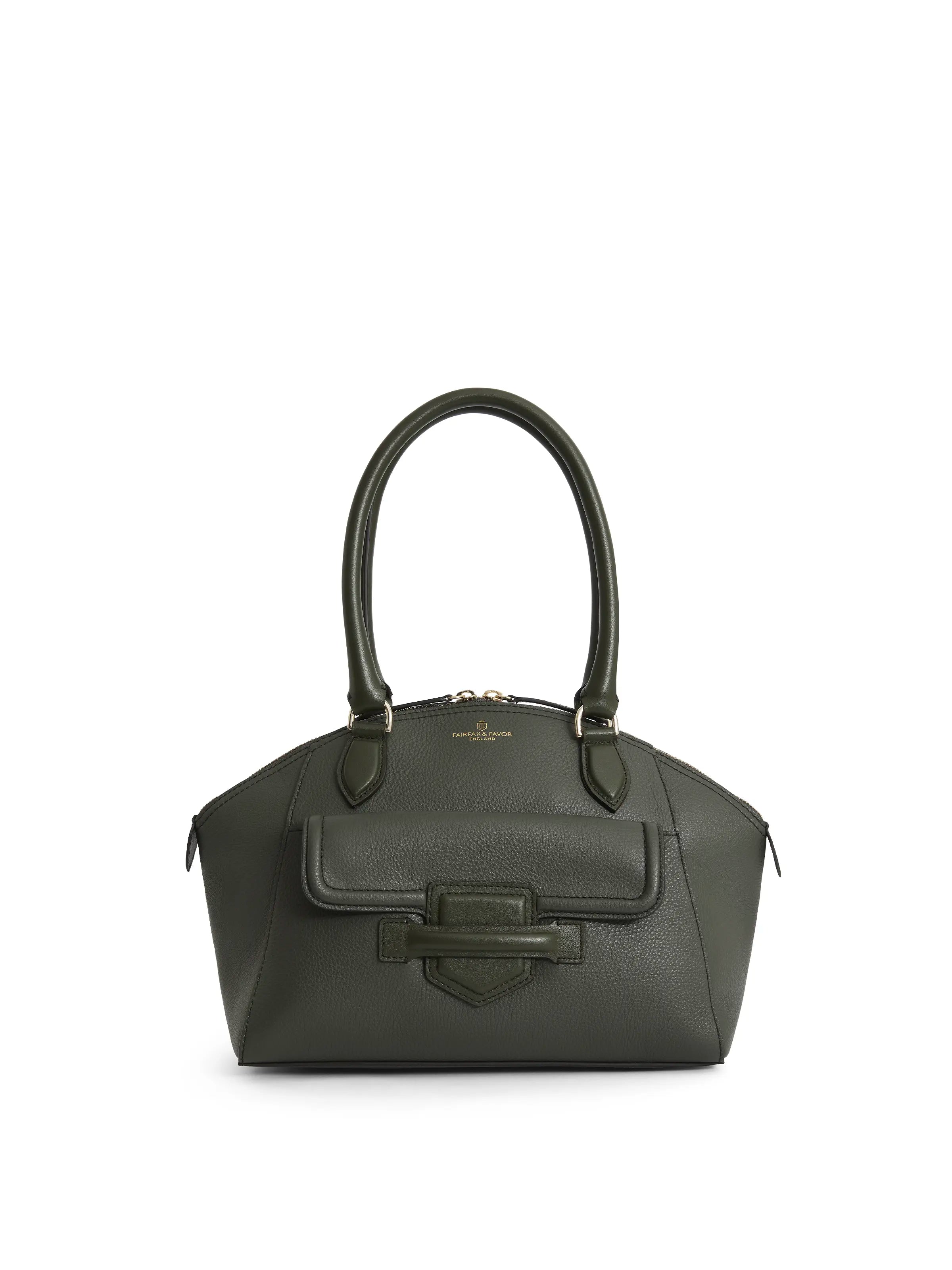 Mini Massingham Handbag - Premium Moss Green Genuine Leather Crossbody Purse for Women | Perfect for Work, Travel & Everyday Use