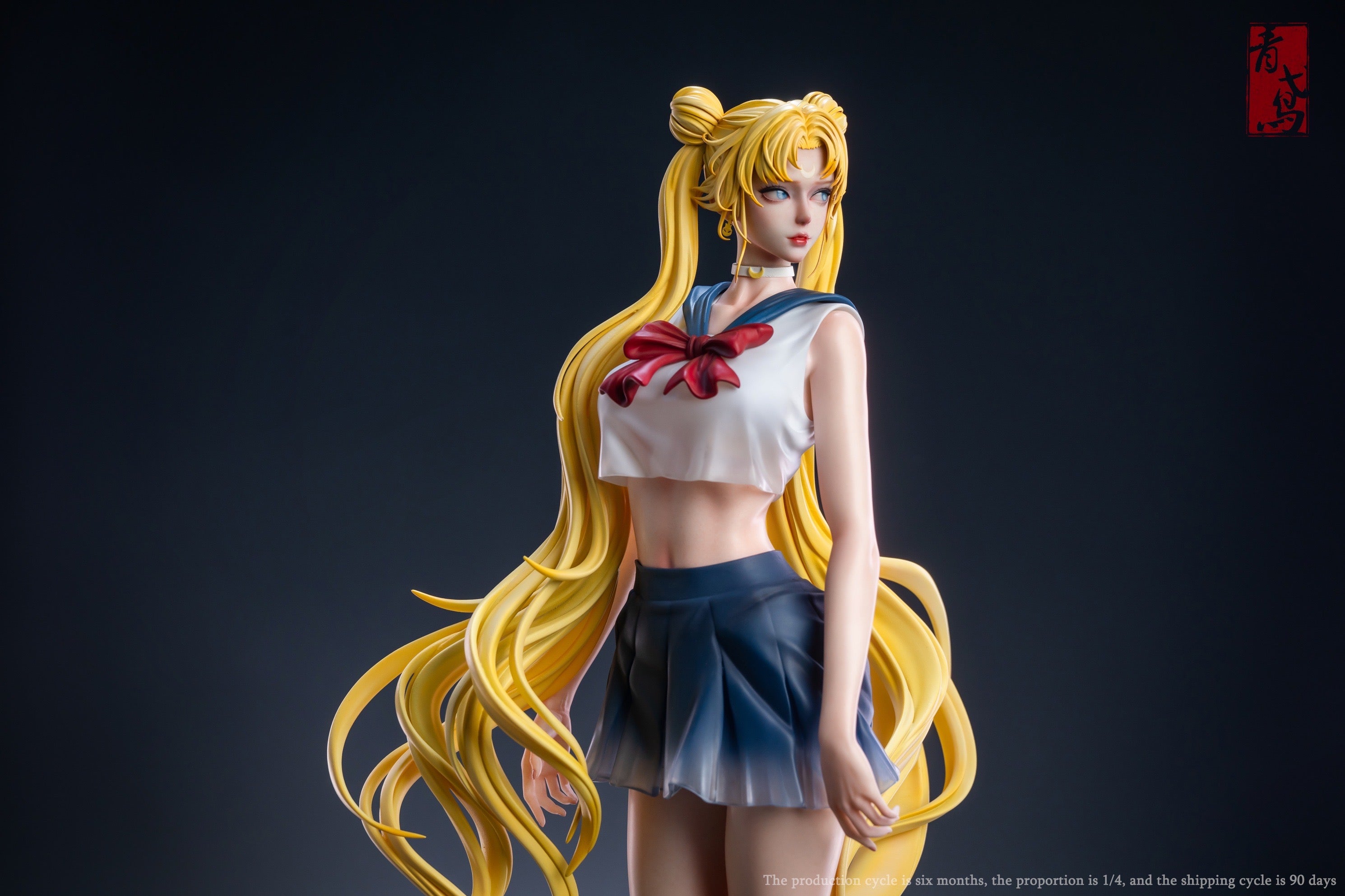 QingYuan Studio Sailor Moon Cosplay Costume - Official Anime Moon Princess Serenity Outfit for Halloween, Comic Con & Cosplay Events