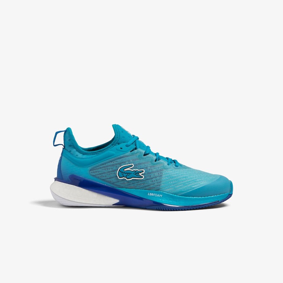 Lacoste AG LT23 Lite Women's Tennis Shoes - Lightweight Comfort for Casual & Sports Wear - Blue/White - Perfect for Tennis, Gym & Everyday Use